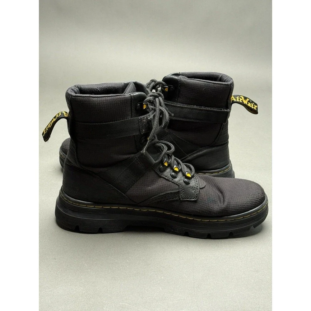 Dr Marten's Rilla Black Nylon Unisex Lace Up Air Wair Boots US 10 EU 43
